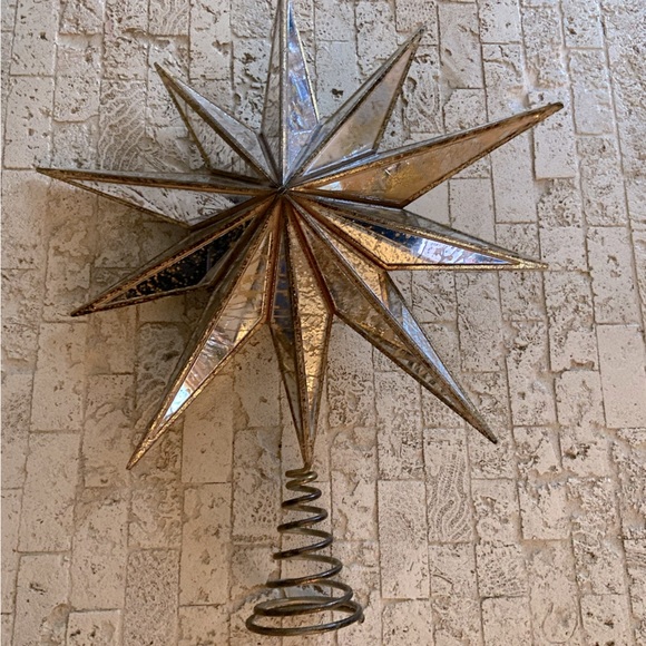 Pottery Barn Holiday Large Pottery Barn Mirrored Star Christmas